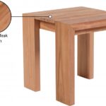 Tulum Teak Wood Outdoor Patio End / Side Table