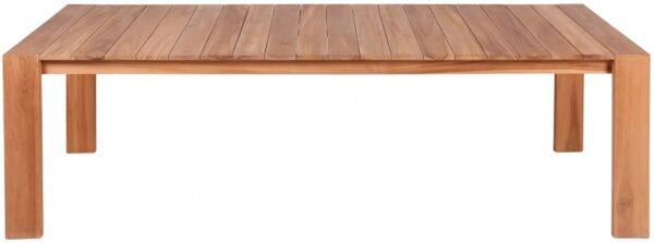 Tulum 108.5" Teak Wood Outdoor Patio Dining Table