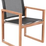 Tulum Water Resistant Mesh Fabric Outdoor Patio Dining Arm Chair