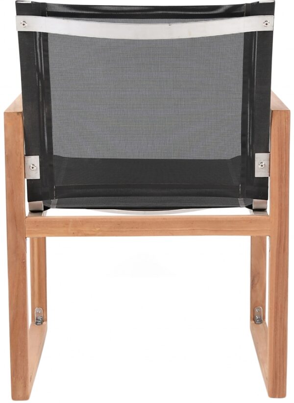 Tulum Water Resistant Mesh Fabric Outdoor Patio Dining Arm Chair