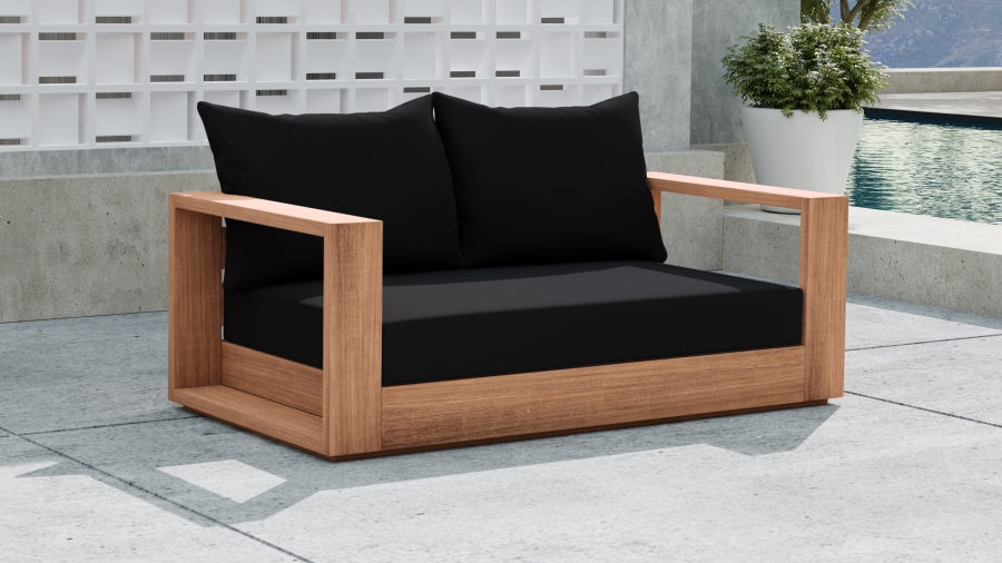 Tulum 63" Water Resistant Fabric Upholstered Outdoor Patio Sofa