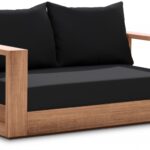 Tulum 63" Water Resistant Fabric Upholstered Outdoor Patio Sofa