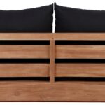 Tulum 63" Water Resistant Fabric Upholstered Outdoor Patio Sofa