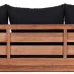 Tulum 87" Water Resistant Fabric Upholstered Outdoor Patio Sofa