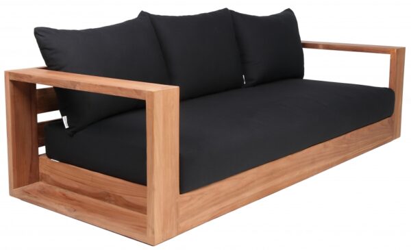 Tulum 87" Water Resistant Fabric Upholstered Outdoor Patio Sofa