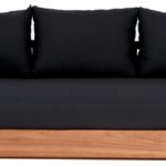 Tulum 87" Water Resistant Fabric Upholstered Outdoor Patio Sofa