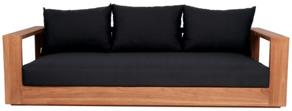 Tulum 87" Water Resistant Fabric Upholstered Outdoor Patio Sofa