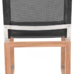Tulum Water Resistant Mesh Fabric Outdoor Patio Dining Side Chair