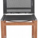Tulum Water Resistant Mesh Fabric Outdoor Patio Dining Side Chair