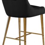 Owen Velvet Upholstered Counter Stool