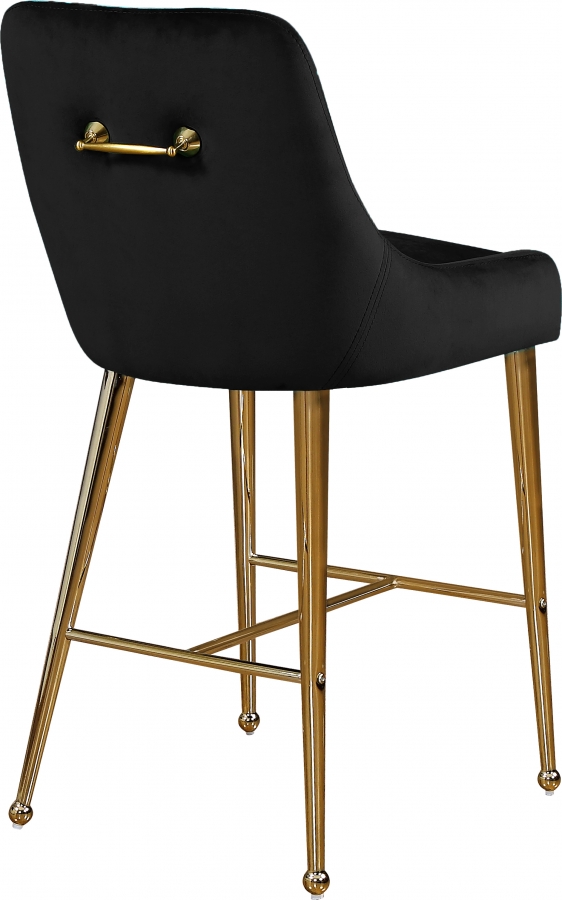 Owen Velvet Upholstered Counter Stool