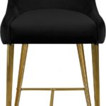 Owen Velvet Upholstered Counter Stool