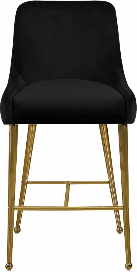 Owen Velvet Upholstered Counter Stool