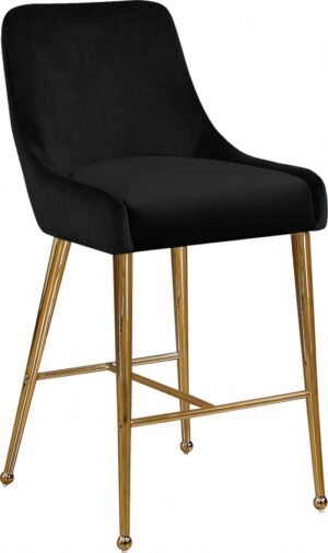 Owen Velvet Upholstered Counter Stool