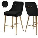 Owen Velvet Upholstered Counter Stool