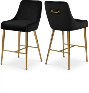 Owen Velvet Upholstered Counter Stool