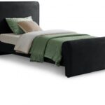 Sloan Velvet Upholstered Twin Bed