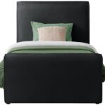 Sloan Velvet Upholstered Twin Bed