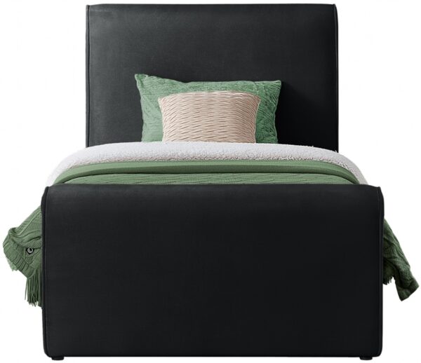Sloan Velvet Upholstered Twin Bed