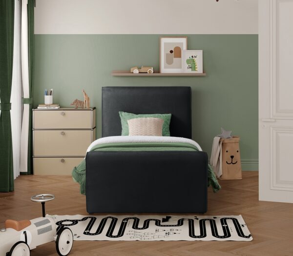 Sloan Velvet Upholstered Twin Bed