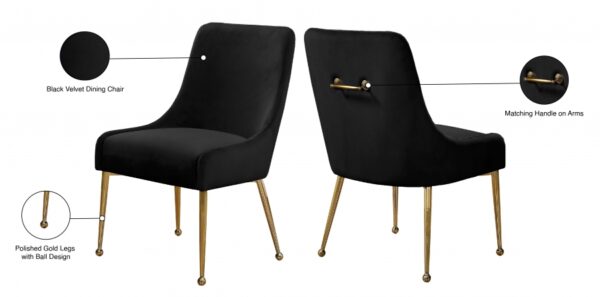 Owen Velvet Upholstered Dining Chair