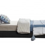 Stylus Boucle Fabric Upholstered Twin Bed