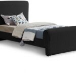 Stylus Boucle Fabric Upholstered Twin Bed