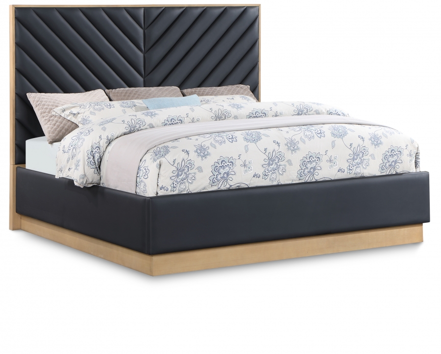 Casa Vegan Leather Upholstered Bed