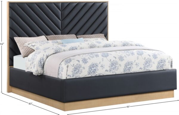 Casa Vegan Leather Upholstered Bed