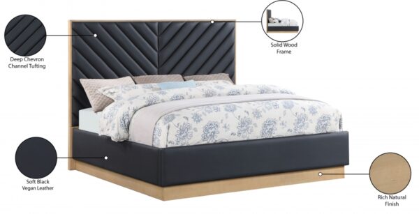 Casa Vegan Leather Upholstered Bed