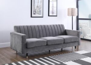 Lola 85" Velvet Upholstered Sofa