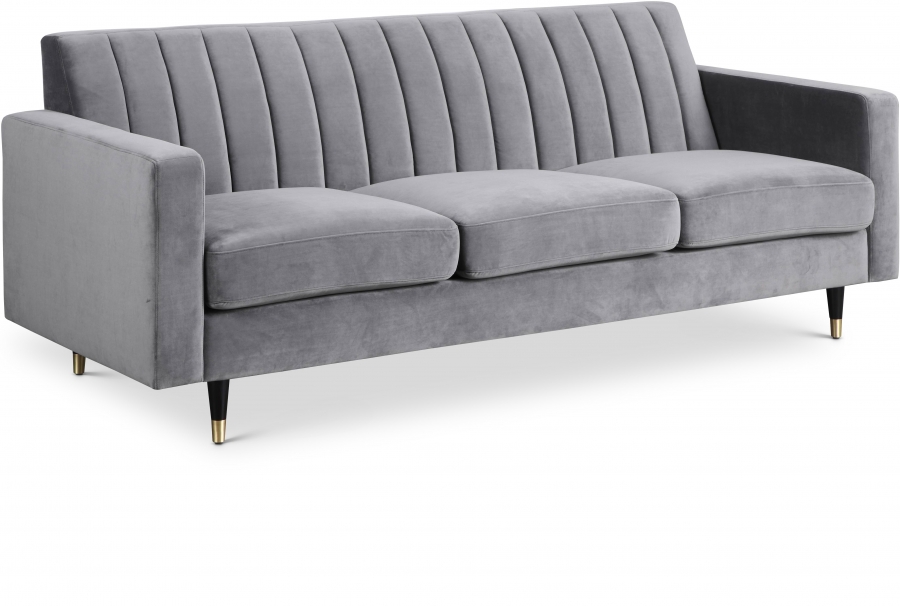 Lola 85" Velvet Upholstered Sofa