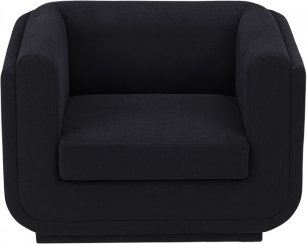 Kimora Linen Textured Fabric Upholstered Chair