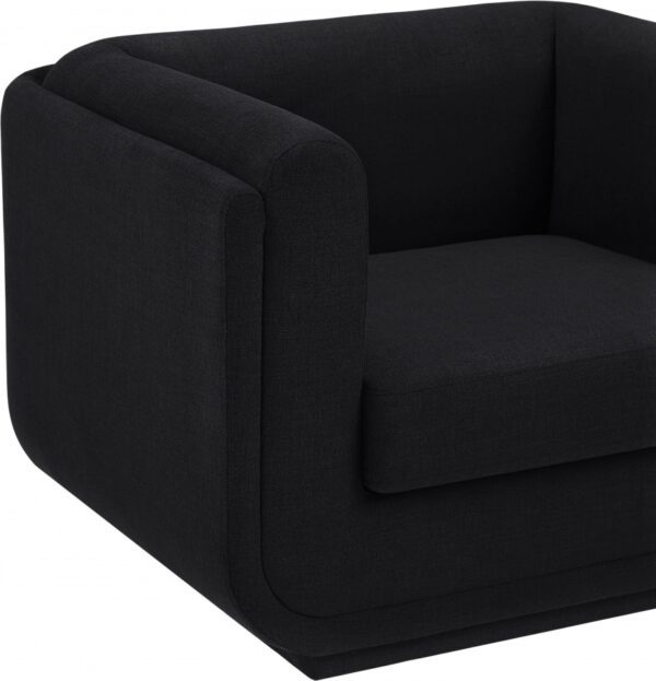 Kimora Linen Textured Fabric Upholstered Chair