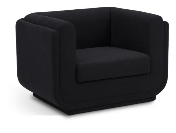 Kimora Linen Textured Fabric Upholstered Chair