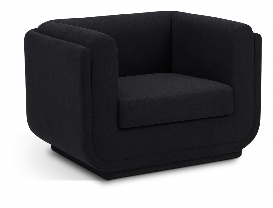 Kimora Linen Textured Fabric Upholstered Chair