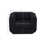Kimora Linen Textured Fabric Upholstered Chair