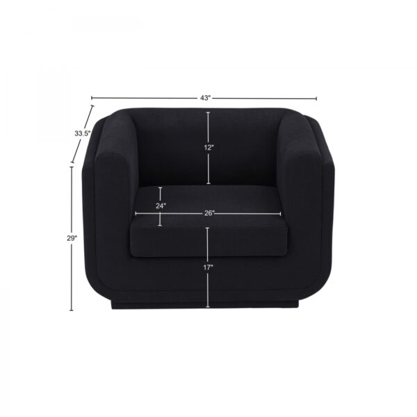Kimora Linen Textured Fabric Upholstered Chair