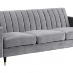 Lola 85" Velvet Upholstered Sofa