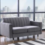 Lola 60" Velvet Upholstered Loveseat