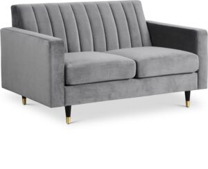 Lola 60" Velvet Upholstered Loveseat