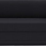 Kimora 64.5" Linen Textured Fabric Upholstered Loveseat