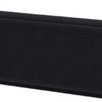 Kimora 86.5" Linen Textured Fabric Upholstered Sofa