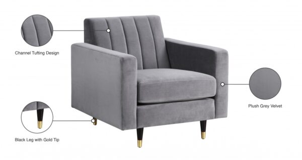 Lola Velvet Upholstered Chair