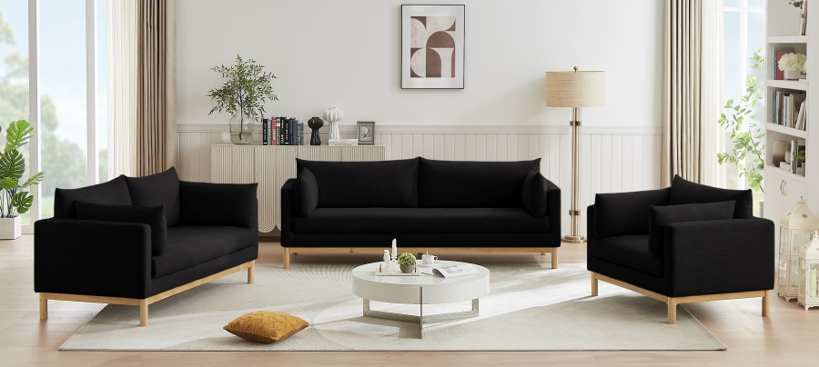 Langham Linen Textured Fabric Upholstered Collection