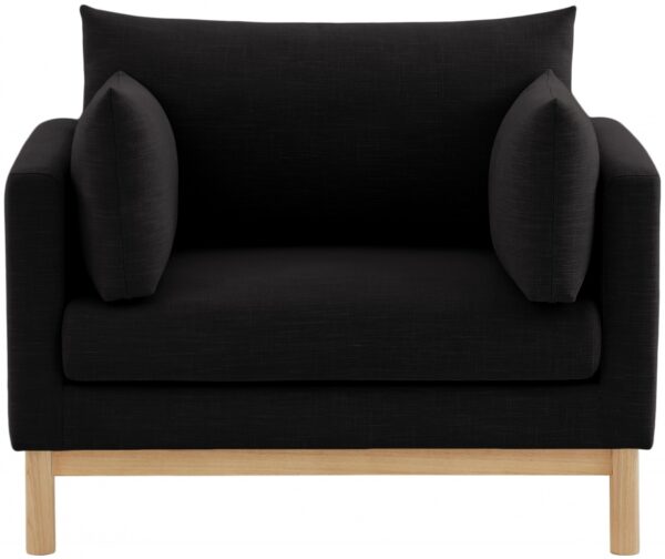 Langham Linen Textured Fabric Upholstered Chair