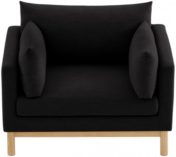 Langham Linen Textured Fabric Upholstered Chair