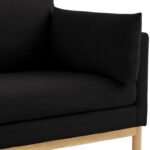 Langham Linen Textured Fabric Upholstered Chair
