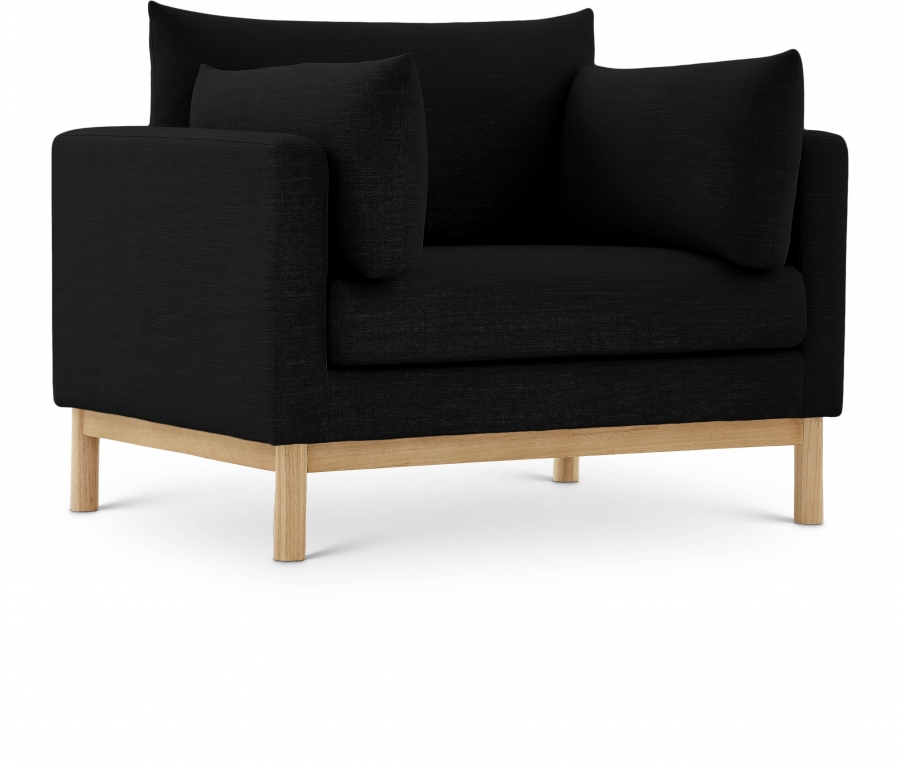 Langham Linen Textured Fabric Upholstered Chair