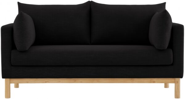 Langham 66" Linen Textured Fabric Upholstered Loveseat